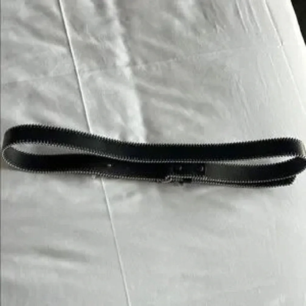 Silver Tone Winged Metal Accent Belt